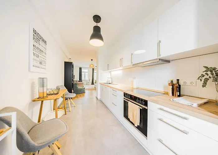 Apartamento Stylisches Zentrales City-apartment Mit 2 Balkonen Leipzig