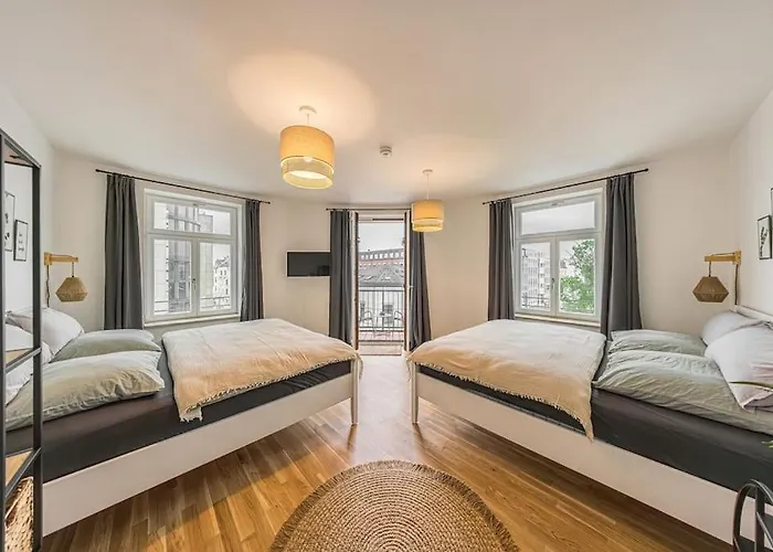 Stylisches Zentrales City-apartment Mit 2 Balkonen Leipzig