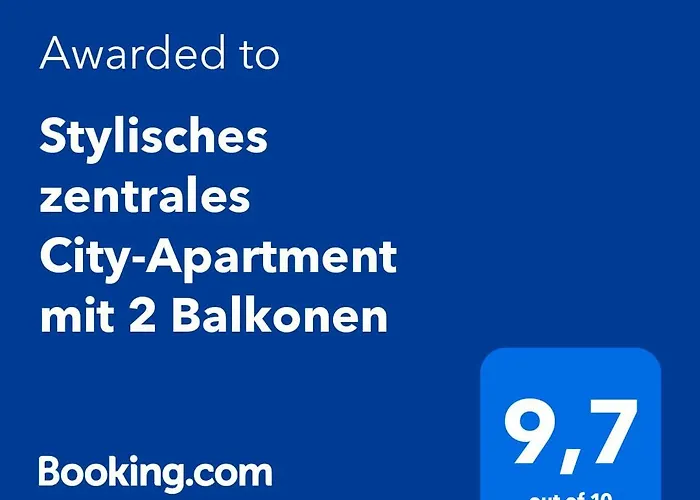 Stylisches Zentrales City-apartment Mit 2 Balkonen *